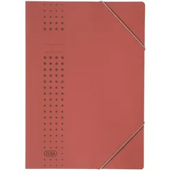 ELBA Eckspanner chic A4 Karton (RC) 450 g/qm rot