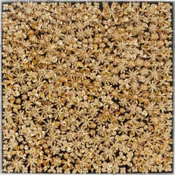 KARE DESIGN Wandbild 120 x cm Gold Flower 39249 Glas
