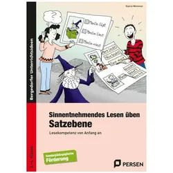 Sinnentnehmendes Lesen üben: Satzebene, Schulbücher von Katrin Wemmer