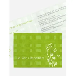Hochzeitseinladung selbst gestalten mit Spruch und Fotos im Onlinedesigner bei Meine-Kartenmanufaktur.de