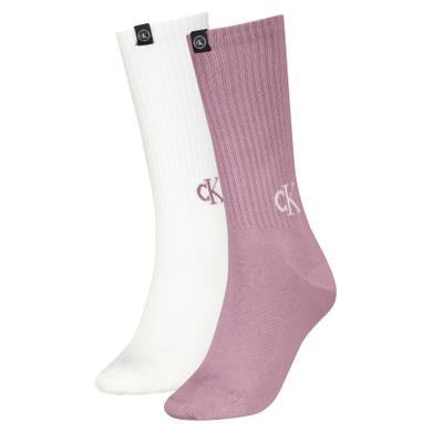 Socken CALVIN KLEIN, Damen, vintage plum, Obermaterial: 75% Baumwolle, 16% Polyamid, 7% Polyester, 2% Elasthan, Socken Socken