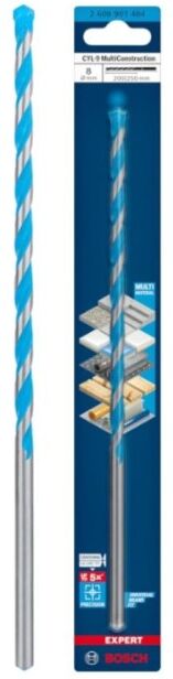 Accessoire De Perçage Bosch Expert Cyl-9 Multiconstruction Ø 8 X 250 Mm