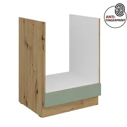Küchen Herdschrank 60 Küche ARIA Aquamarin matt Anti Fingerprint Küchenzeile