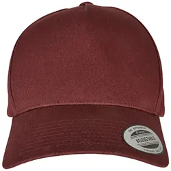 5-Panel-Snapback-Cap - burgundy