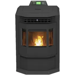 SCHENGER Pelletofen HLP3602 Schwarz 9,3kW A++ Vollautomatisch