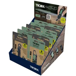 TROIKA CD156 Multi-Tool-Zange Schlüsselkette 5 Werkzeug Gemischte Farben