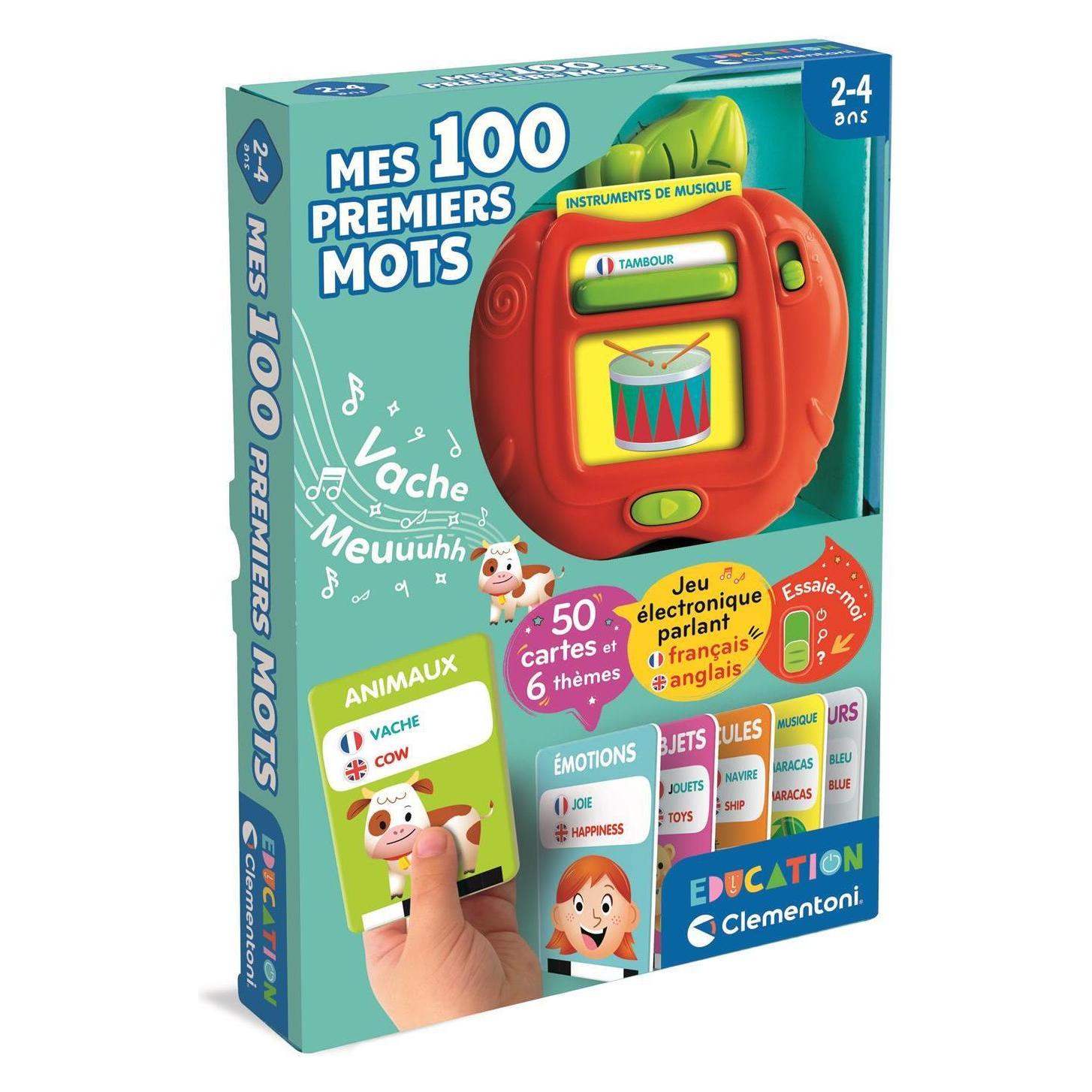 Clementoni Lernspiel My first 100 words Bilingual (Englisch, Französisch) (52852)