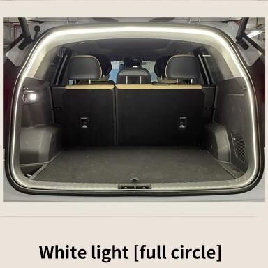 Of Wheels Deals LED Trunk Light Strip, Automatic Sensing, Wiring Free Car Ambient Interior Decoration, High Brightness Tailgate Lighting 4m White Light