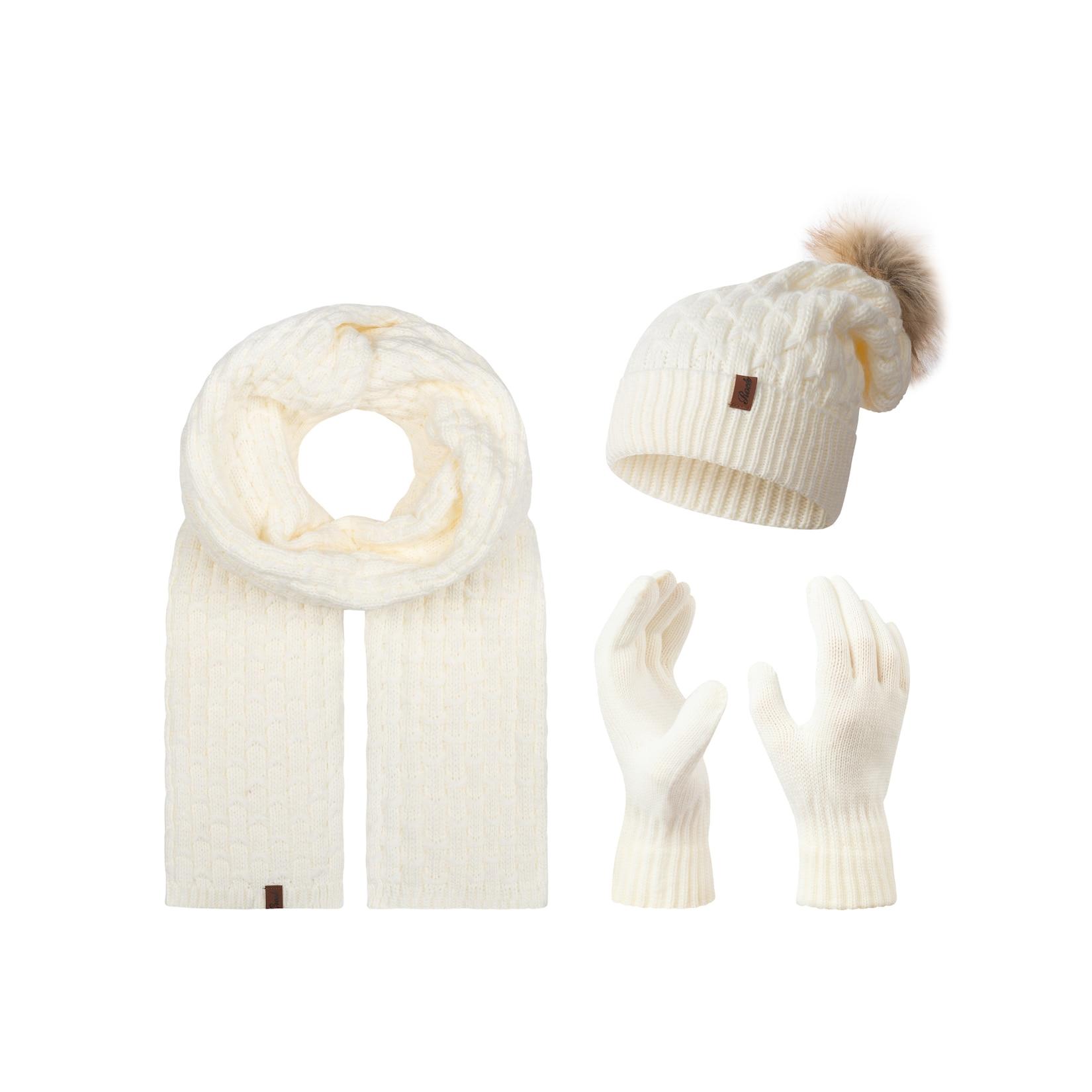 Rock Creek Schal Mütze Handschuhe Set Winterset