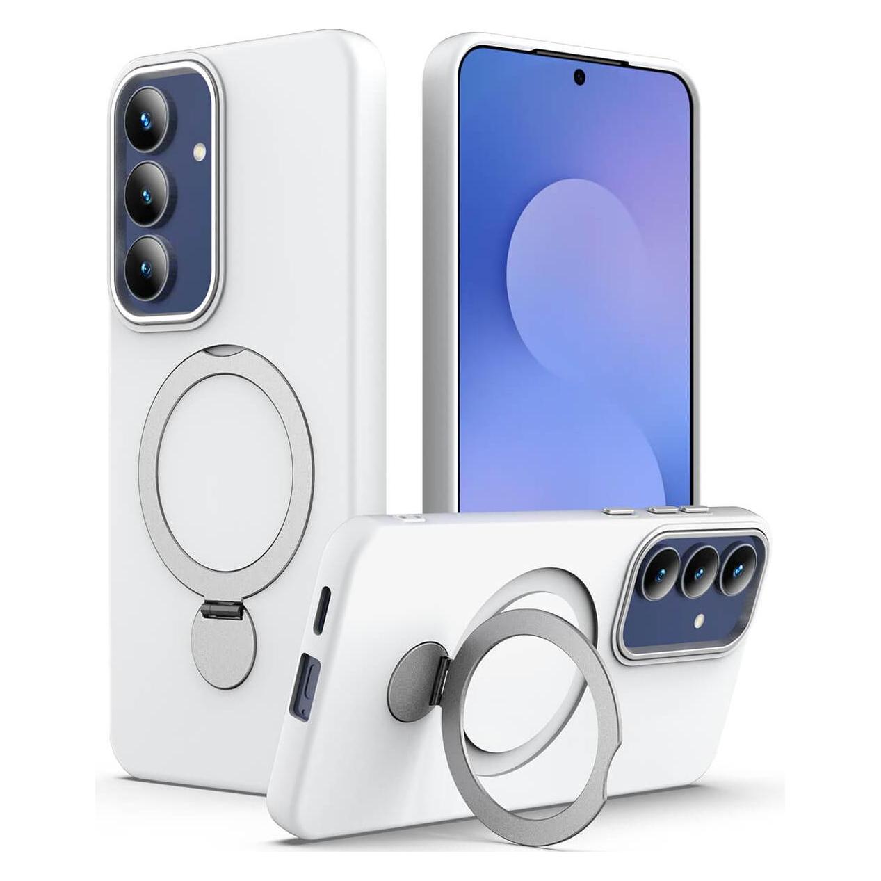 Cover-Discount Galaxy A57 - MagSafe Hülle mit drehbarem Ringhalter & Standfunktion (Samsung Galaxy A57) (71257981)
