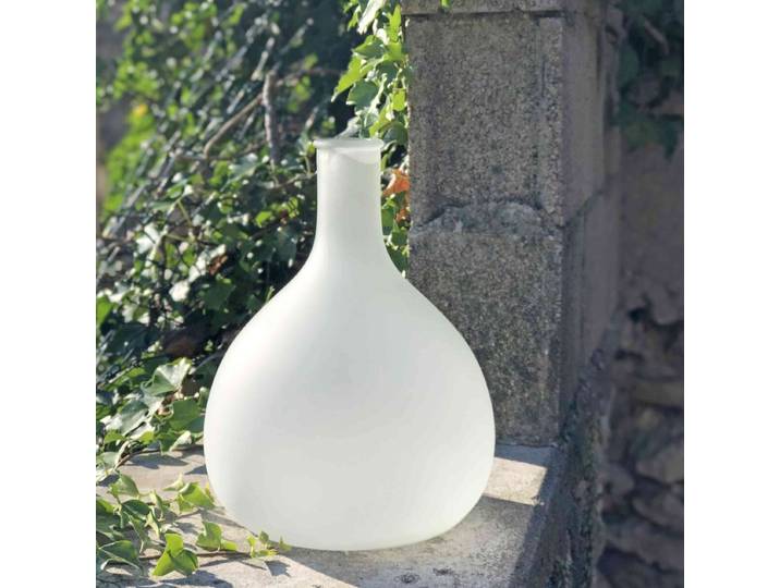 Vase bonbonne en verre dépoli 30 x 22 cm Swann