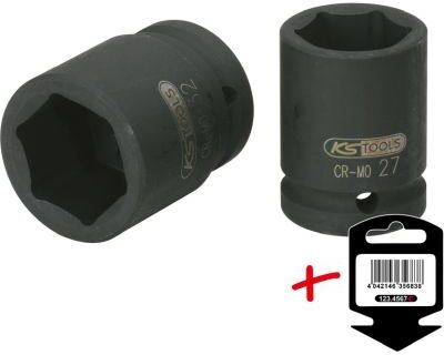 Ks Tools Kraft-Stecknuss 515.1336-E