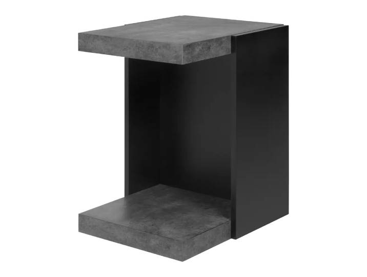 Beistelltisch Klaus, Temahome, schwarz, Holz