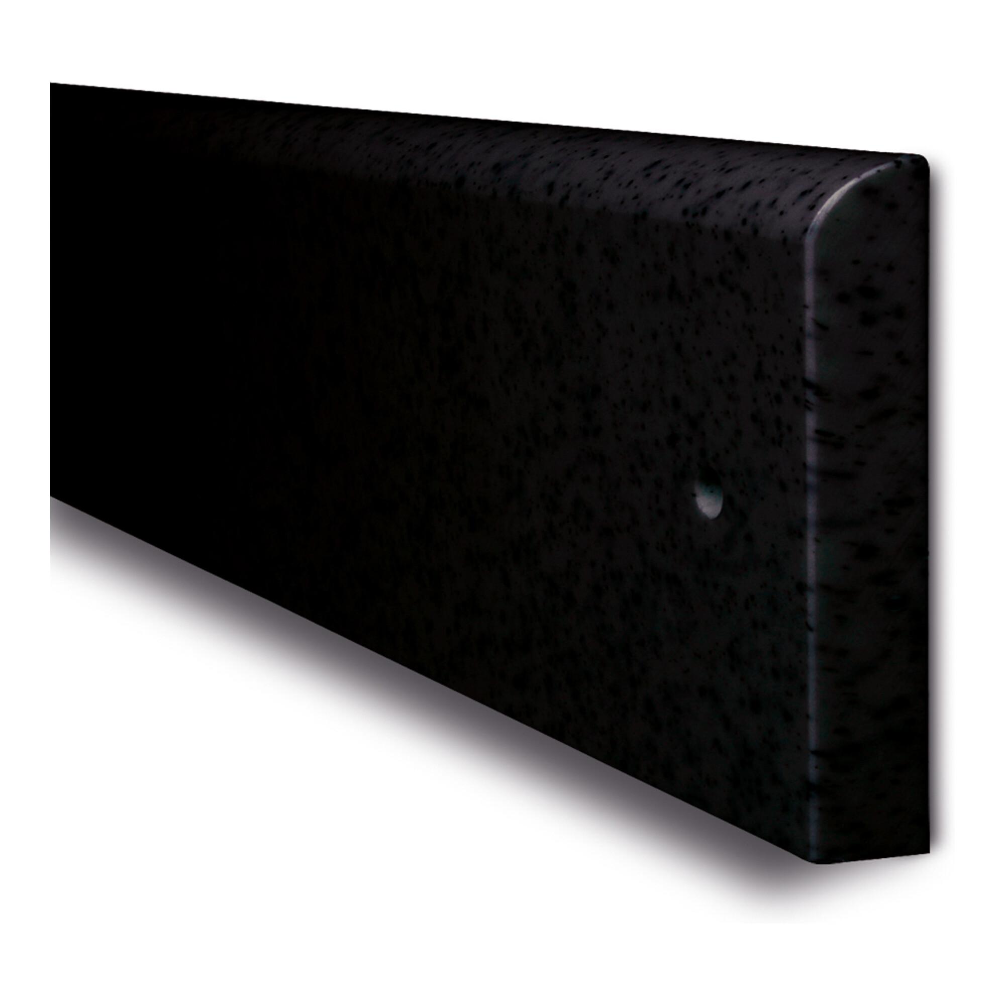 MORION Schrammschutz Typ A Polyethylen schwarz 2060 x 200 x 20 mm vorgebohrt ; MORAVIA (423.15.908)