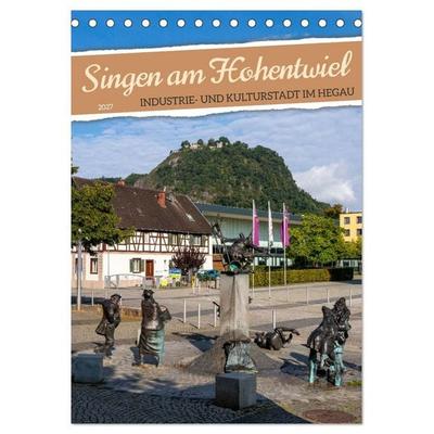 Singen am Hohentwiel (Tischkalender 2027 DIN A5 hoch), CALVENDO Monatskalender