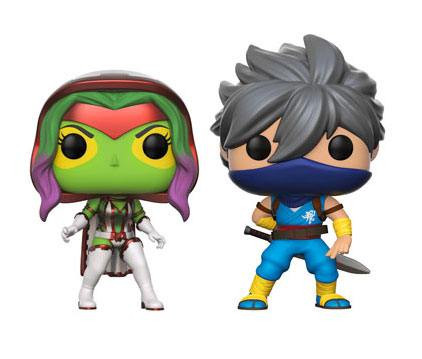 Funko Marvel vs. Capcom Infinite POP! Gamora vs. Strider Figuren, 9 cm