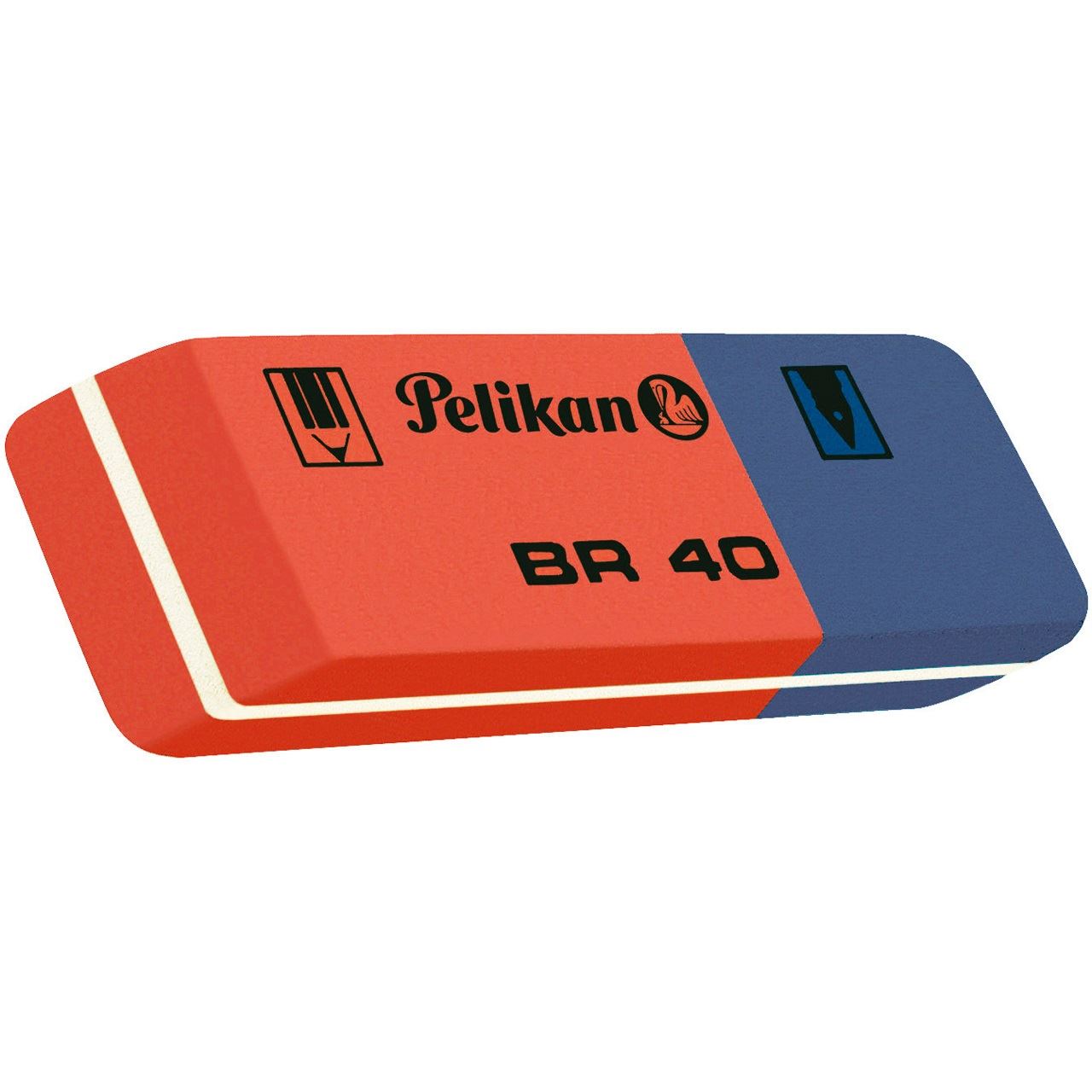 Pelikan Radiergummis BR40 rot/blau