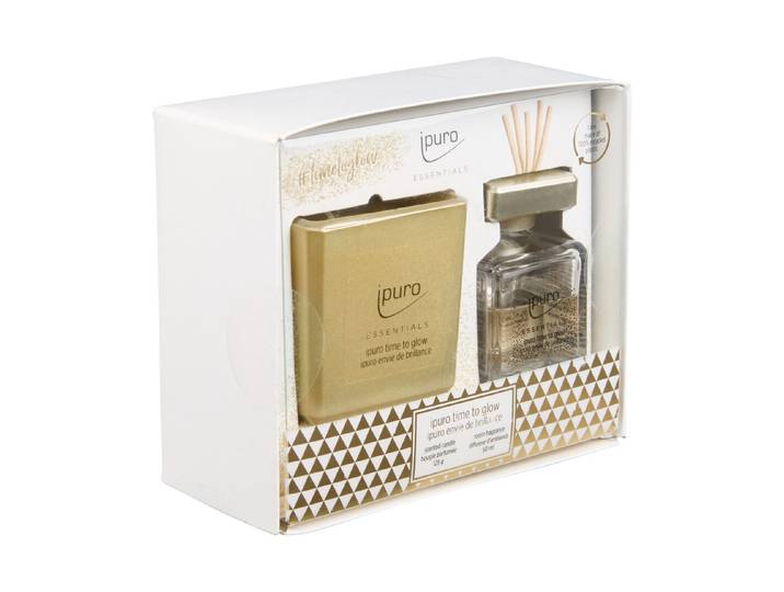 Geschenkset time to glow 1x50ml & 152gr.