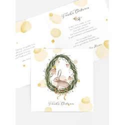 Osterkarten selbst gestalten mit Spruch und Fotos im Onlinedesigner bei Meine-Kartenmanufaktur.de