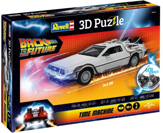 Puzzle 3D Time Machine "Back to the Future" 157 pcs - Revell