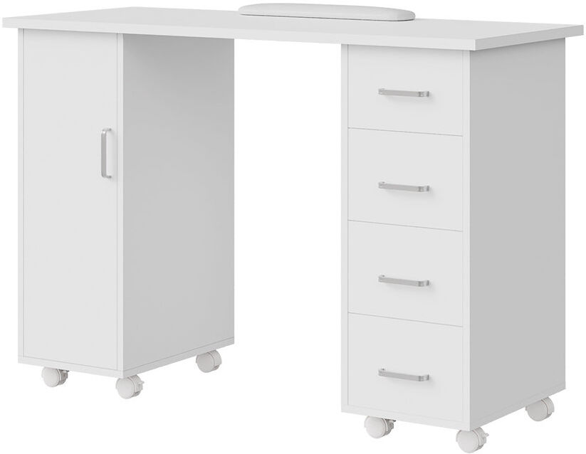 Metro E1-grade Particleboard Makeup Organiser White 75cm H X 110cm W X 45cm D