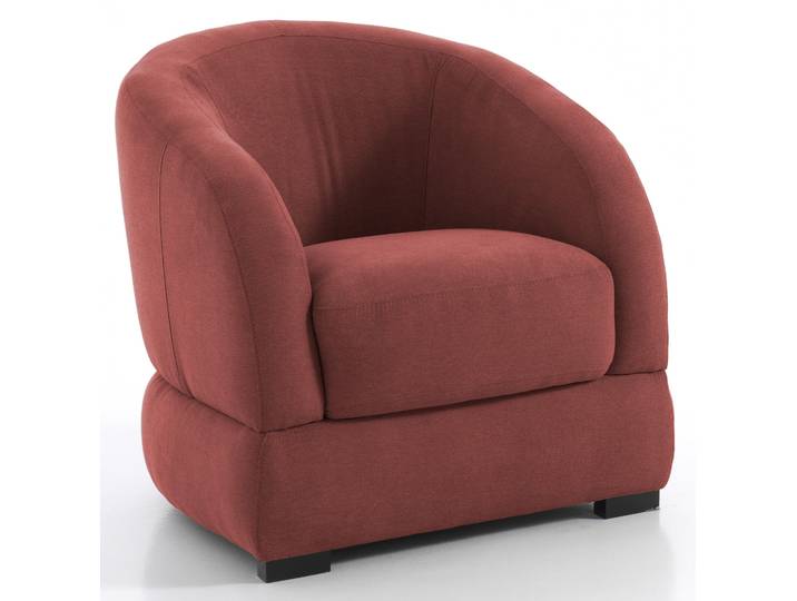 BOMBA - Fauteuil cabriolet - Velours, Rose