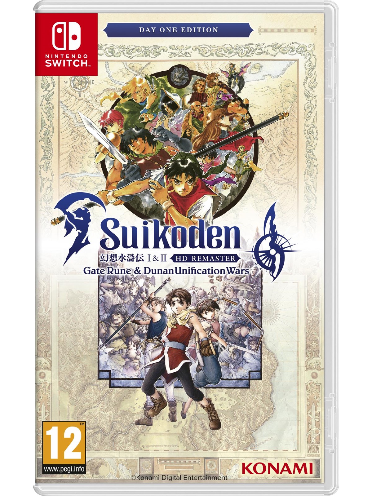 Suikoden I + II HD Remaster: Gate Rune and Dunan Unification Wars (Day One Edition) - Nintendo Switch - RPG - PEGI 12