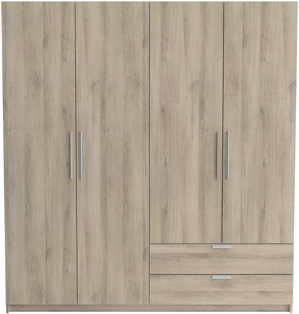 Stauraumschrank DEMEYERE GROUP, kronberg eich, B:178,1cm H:191,5cm T:51,4cm, Holzwerkstoff, Schränke, Stauraumschrank