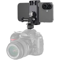 moex CamGrip Smartphone Halterung für Kamera Handyhalterung mit Adapter für DSLR Kamera und Stativ