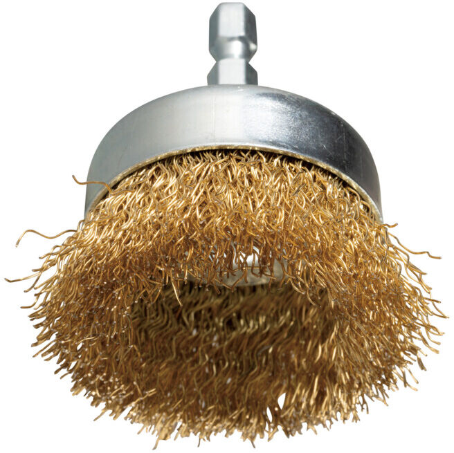 Makita Brosse à tête ondulée D-73617 Ø 50 mm, zinguée, hexagone 1/4