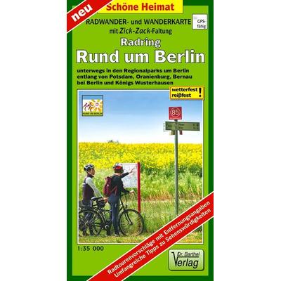 Radwander- und Wanderkarte Radring Rund um Berlin, Sonstige von Verlag Barthel, Barthel, A, 978-3-89591-255-9