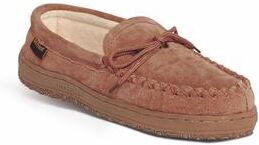 Women's Cloth Moccasin Flats And Slip Ons by Old Friend Footwear in Chestnut (Size 5 M)