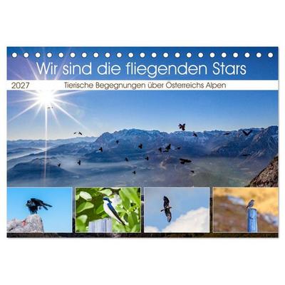 Wir sind die fliegenden Stars (Tischkalender 2027 DIN A5 quer), CALVENDO Monatskalender
