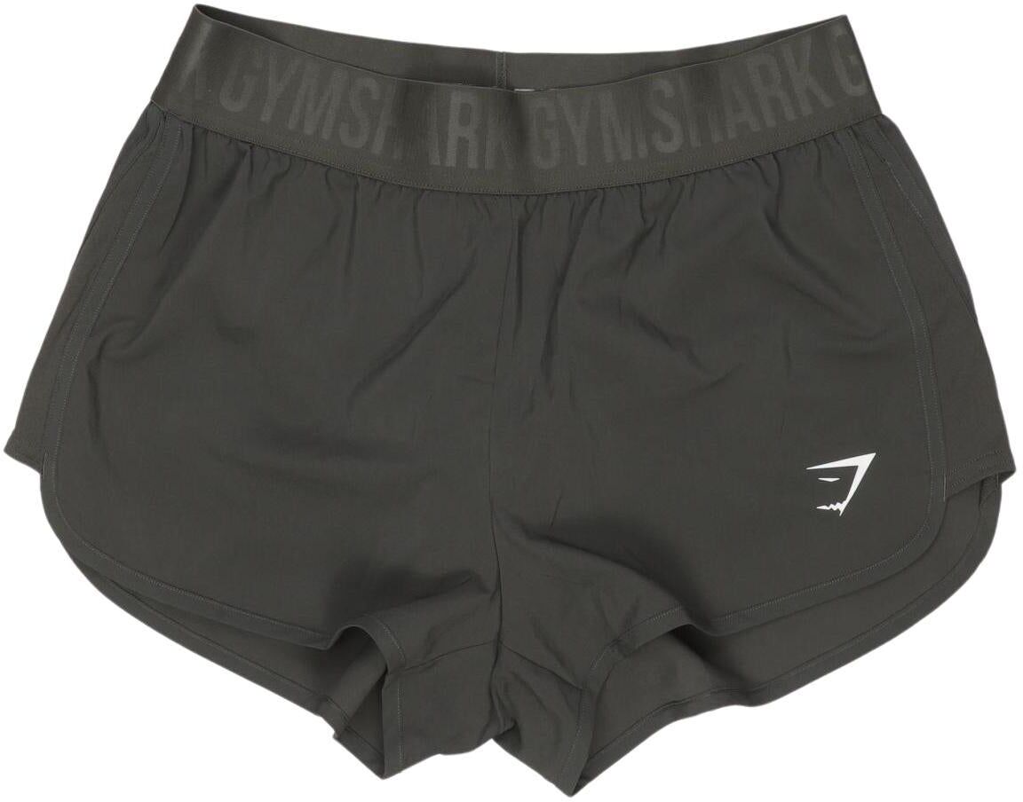 Gymshark Damen Shorts, Grau, Gr. S, Synthetik - Second Hand