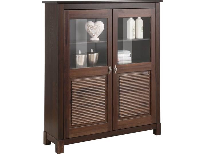 OTTO home Highboard Rauna, Vitrine, Breite 111,6 cm, aus massiver Kiefer