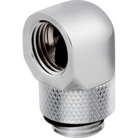 XF 90° Rotary Adapter Twin Pack, Verbindung chrom, kompatibel mit CORSAIR XF Fittings