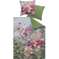 Wendebettwäsche ROSALIE Satin (BT 135x200 cm) - bunt - BT 135x200 cm