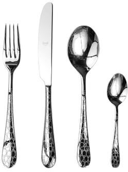Mepra Coccodrillo Flatware Set - 24 Pieces