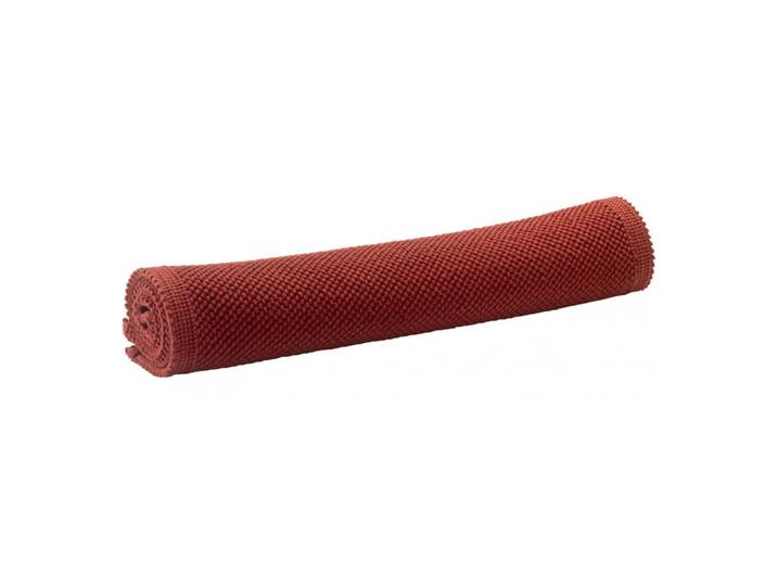 Tapis de bain uni en coton geranium 54 x 110 cm
