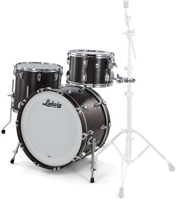 Ludwig Classic Oak Fab 22 Smoke Smoke