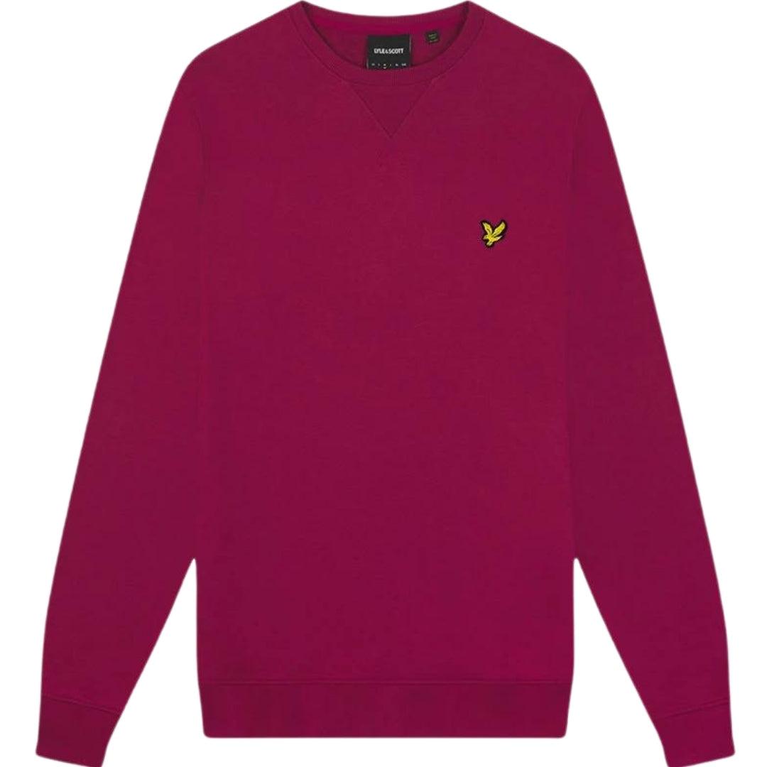 Lyle & Scott merklogo rijk bordeauxrood sweatshirt