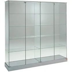 Große Glasvitrine abschließbar JT-L160C3C