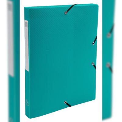 Exacompta 59683E 8x Archivbox aus PP 700µ blickdicht, Rücken 25mm, 25x33cm für DIN A4 - Grün