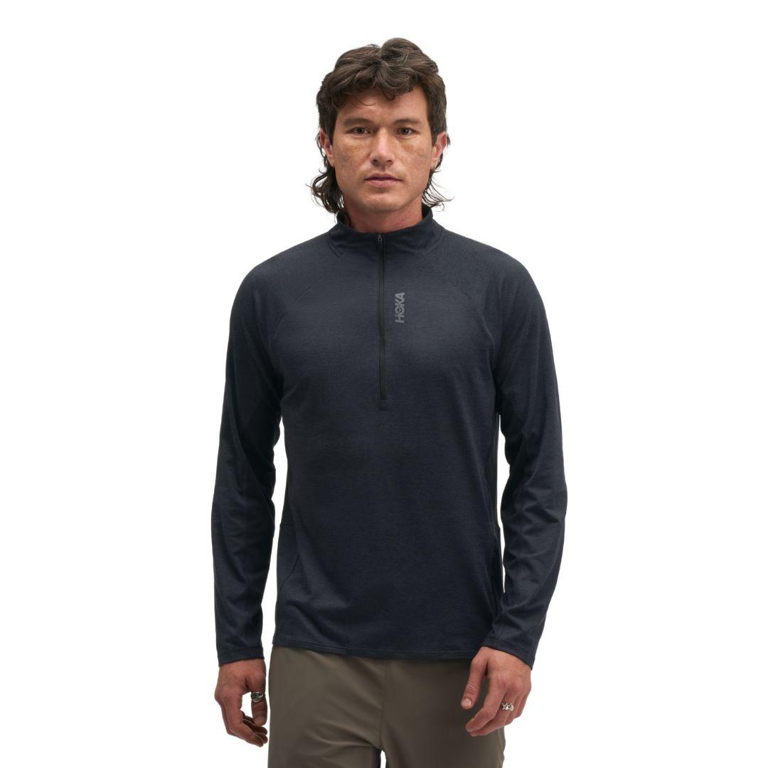 Hoka Herren Skyform Half Zip schwarz