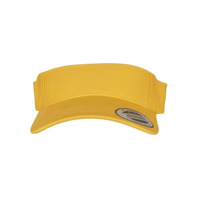 Flex Cap FLEXFIT "Flexfit Unisex Curved Visor Cap", Gr. onesize, gelb (magicmango), 100% Baumwolle, unifarben, Caps