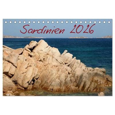 Sardinien 2026 (Tischkalender 2026 DIN A5 quer), CALVENDO Monatskalender