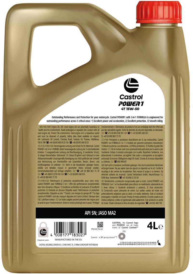 CASTROL 15F589 Engine oil
