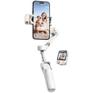 Hohem iSteady V3 Ultra Gimbal weiß, 3-Achsen-Stabilisator, für Smartphone, Objektverfolgung mit KI