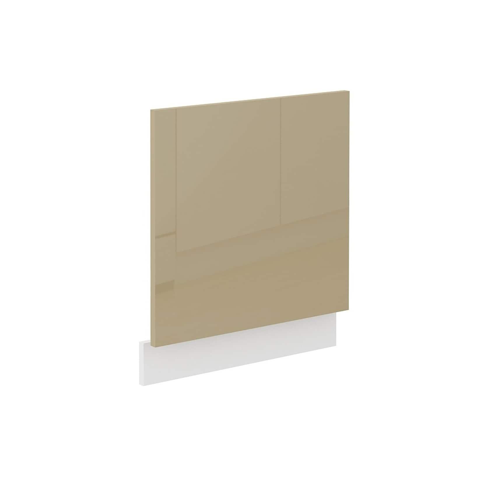 Frontblende Geschirrspüler integriert 60 cm Cappuccino Hochglanz Küche Lara