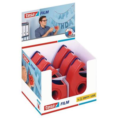 tesa Klebeband-Abroller 57444-00001-00 Rot, Blau Rollenbreite (max.): 19 mm Rollenlänge (max.) 33 m